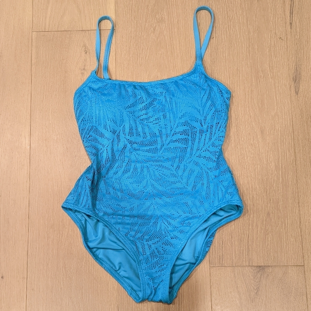 Teal Blue One Piece Swimsuit